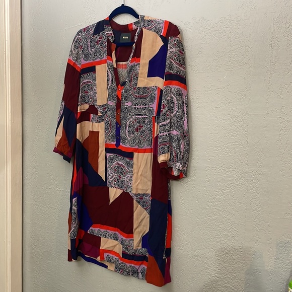 Anthropologie Maeve Taryn Patchwork Tunic Dress - Picture 3 of 10